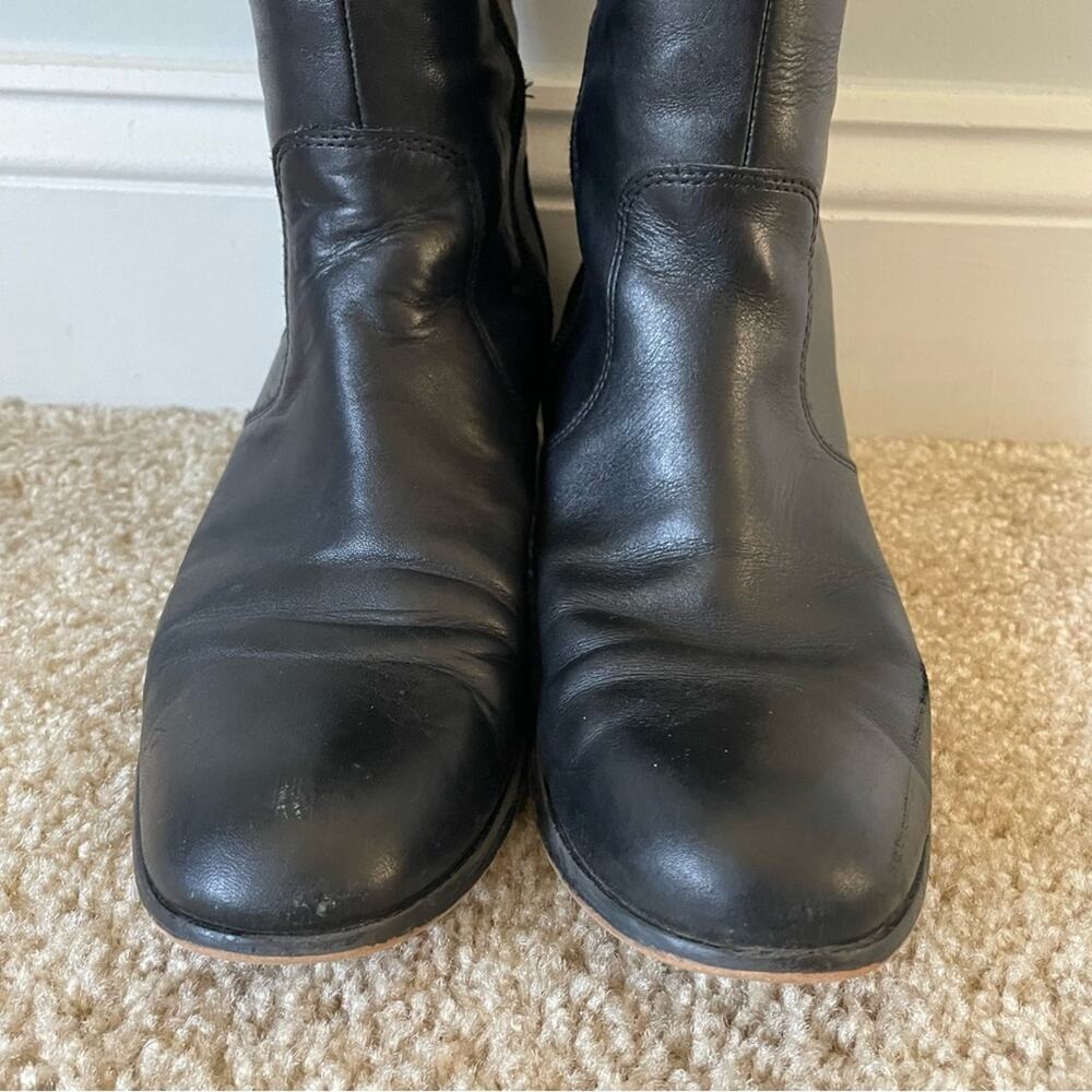 Corso Como Black Leather Boots 9M - Picture 7 of 13